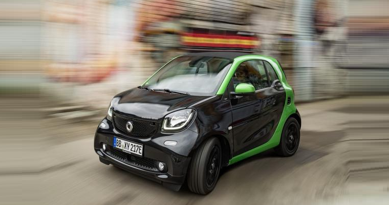 Новый электромобиль Smart